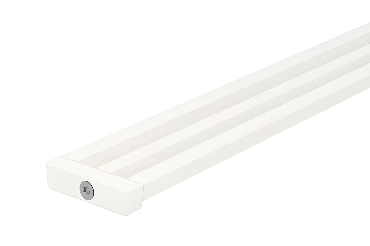 Schlueter KERDI-LINE-VARIO hol afwateringsprofiel alu met kleurcoating zuiver wit mat MBW D10 Wave L=1200mm