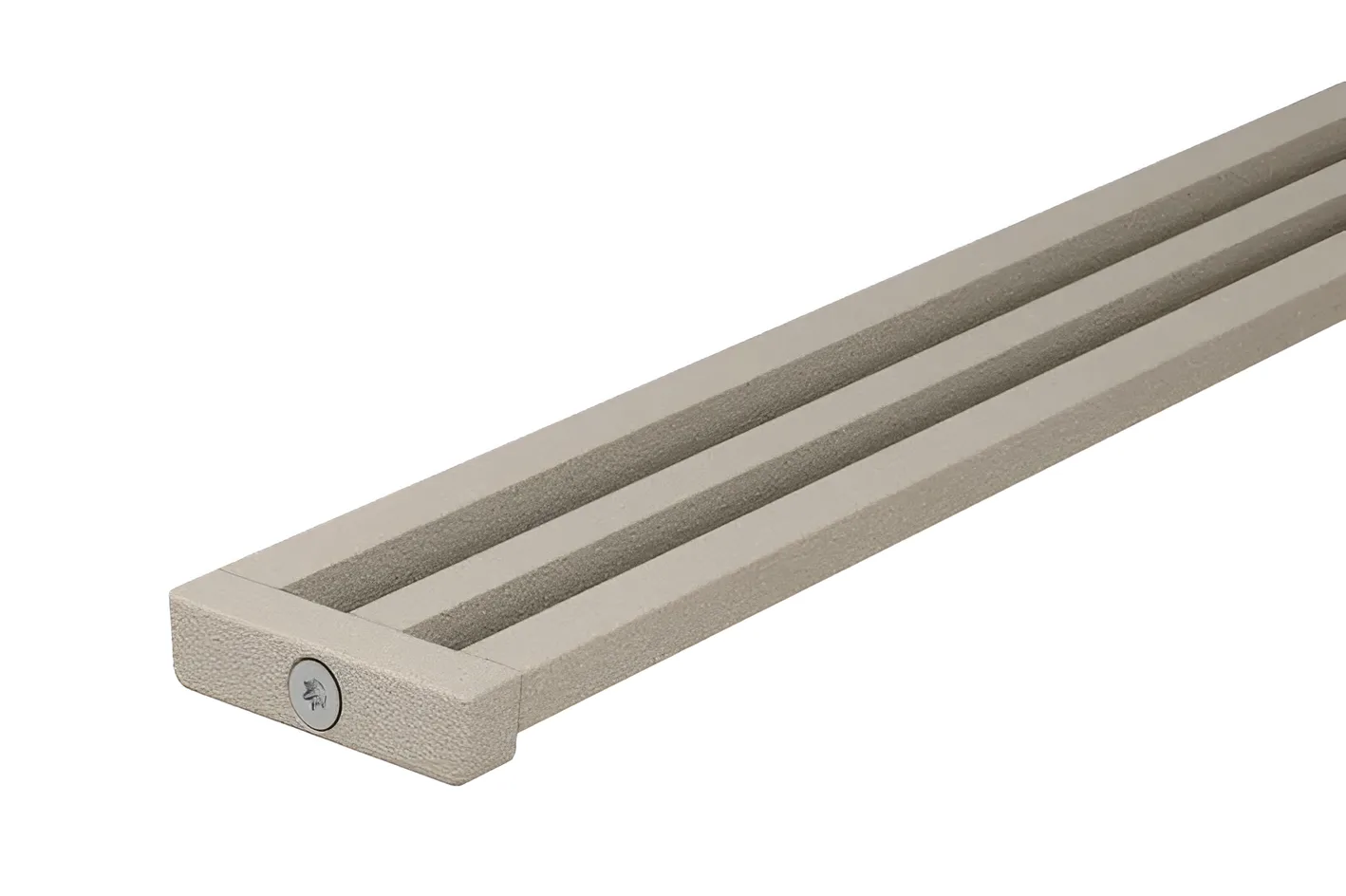 Schlueter KERDI-LINE-VARIO hol afwateringsprofiel alu structuur-gecoat creme TSC D10 Wave L=1200mm