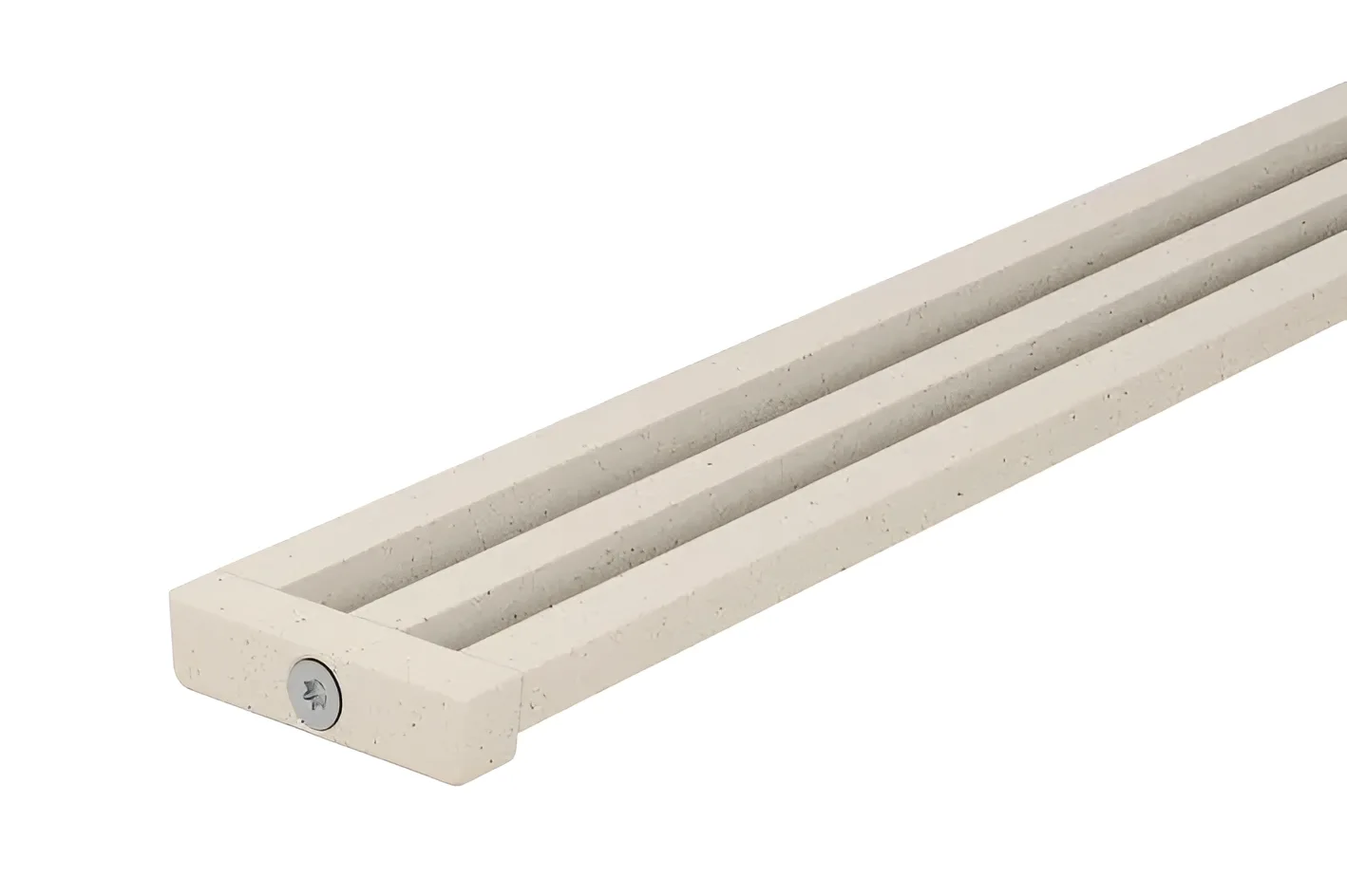 Schlueter KERDI-LINE-VARIO hol afwateringsprofiel alu structuur-gecoat ivoor TSI D10 Wave L=1200mm