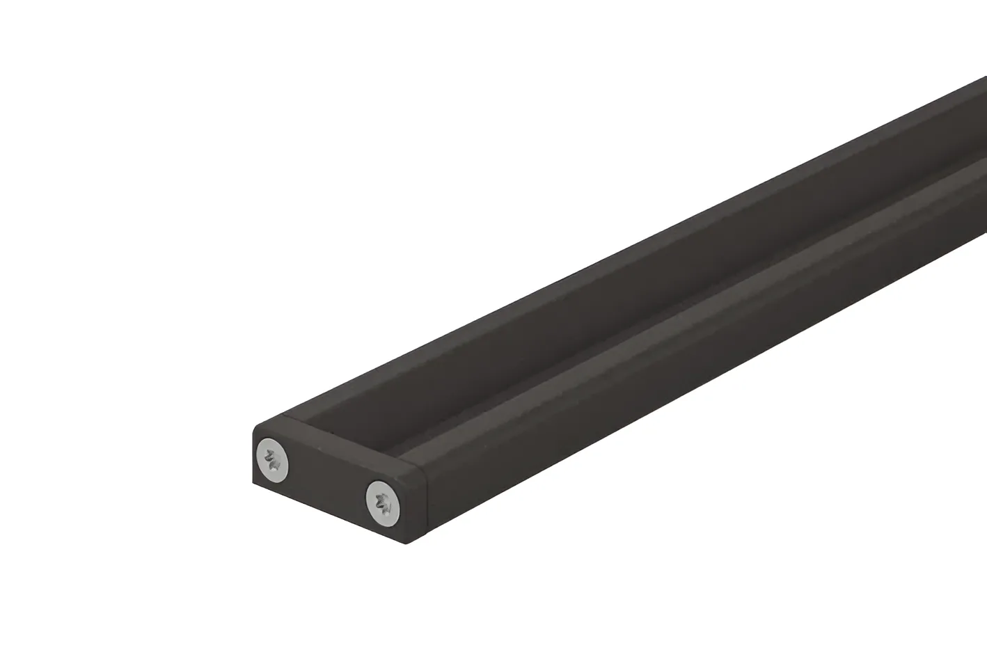 Schlueter KERDI-LINE-VARIO hol afwateringsprofiel alu structuur-gecoat donker antraciet TSDA D9 Cove L=1200mm