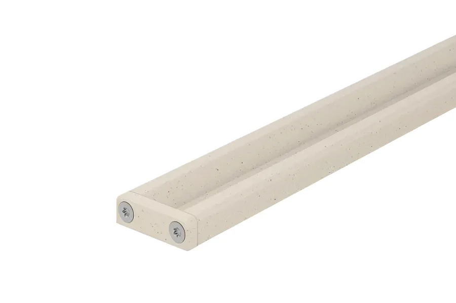 Schlueter KERDI-LINE-VARIO hol afwateringsprofiel alu structuur-gecoat ivoor TSI D9 Cove L=1200mm
