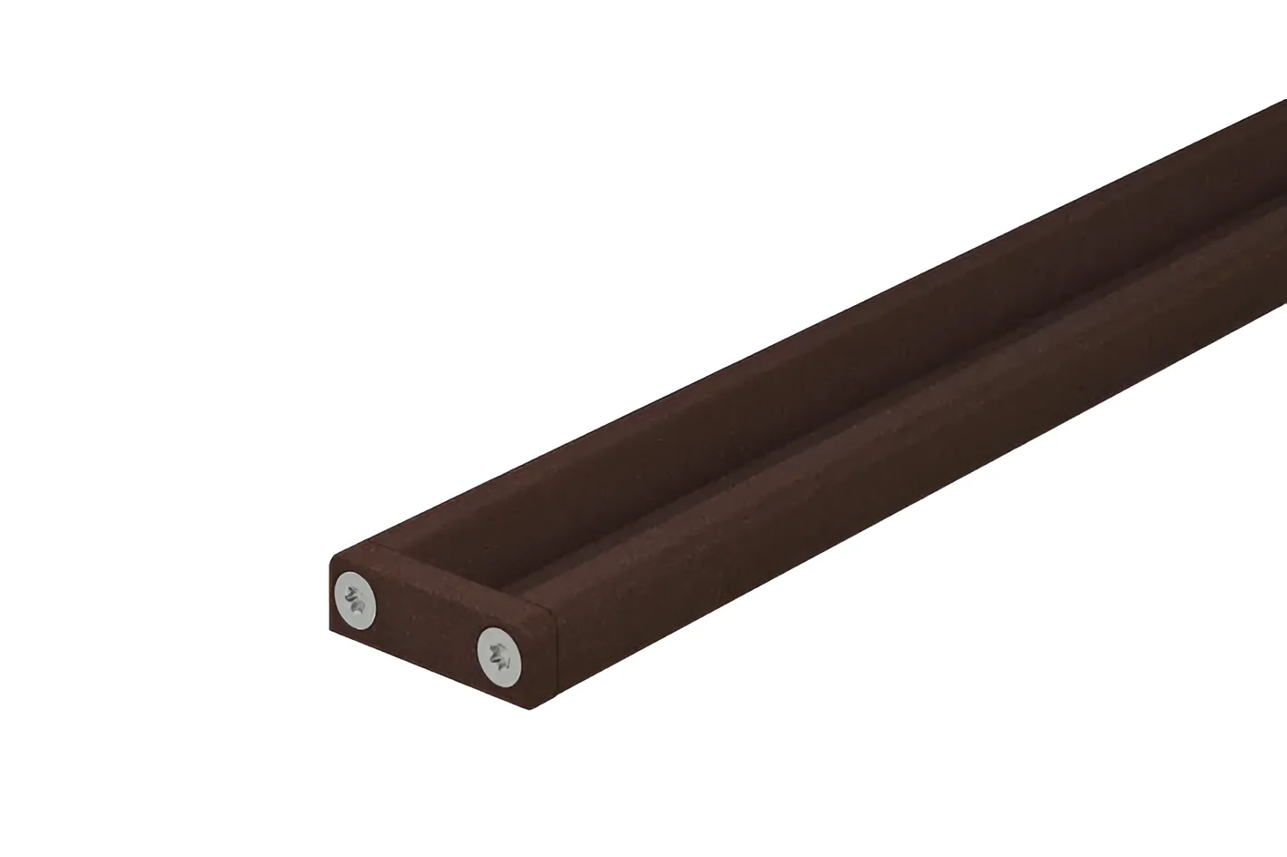 Schlueter KERDI-LINE-VARIO hol afwateringsprofiel alu structuur-gecoat brons TSOB D9 Cove L=1200mm