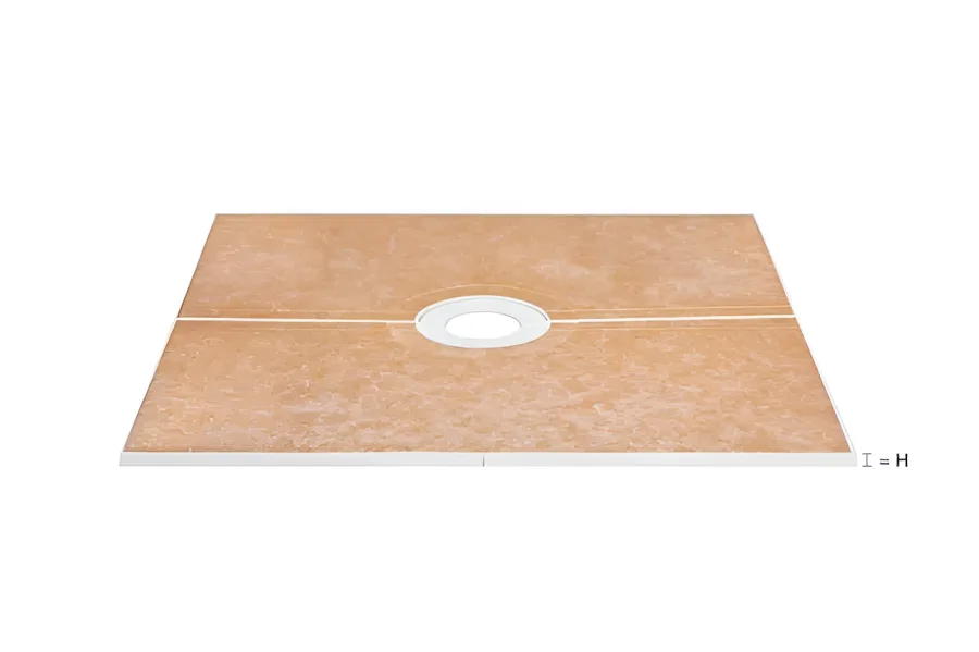 Schlueter KERDI-SHOWER-T hellingsplaat voor centrale afvoer 1520x1220 mm