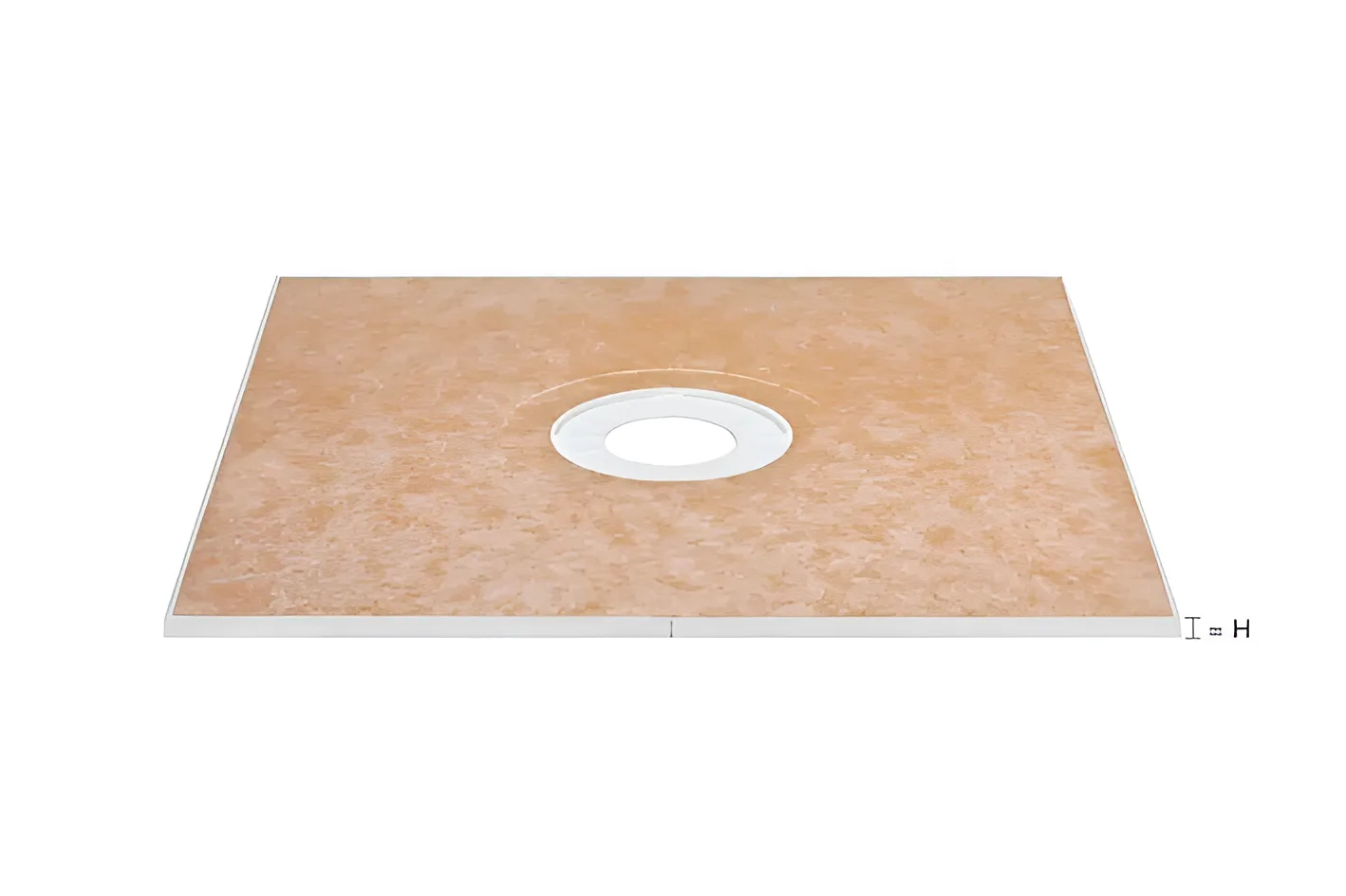 Schlueter KERDI-SHOWER-TT hellingsplaat voor centrale afvoer 1220x1220 mm