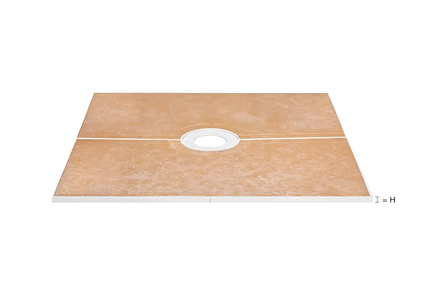 Schlueter KERDI-SHOWER-T hellingsplaat voor centrale afvoer 1830x1830 mm