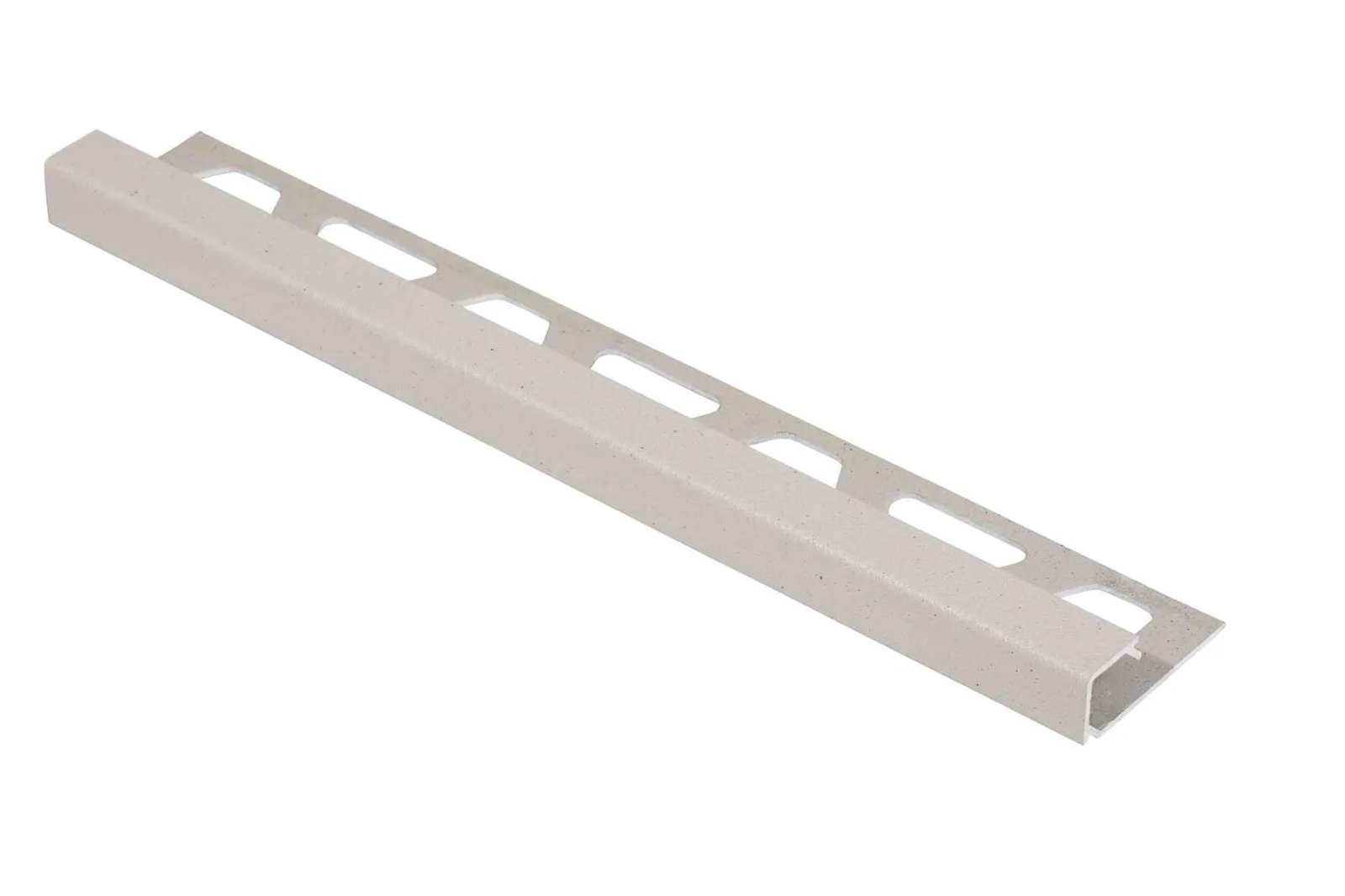 Schlueter QUADEC-TSI alu structuur-gecoat ivoor decoratief profiel H=6mm L=3000mm