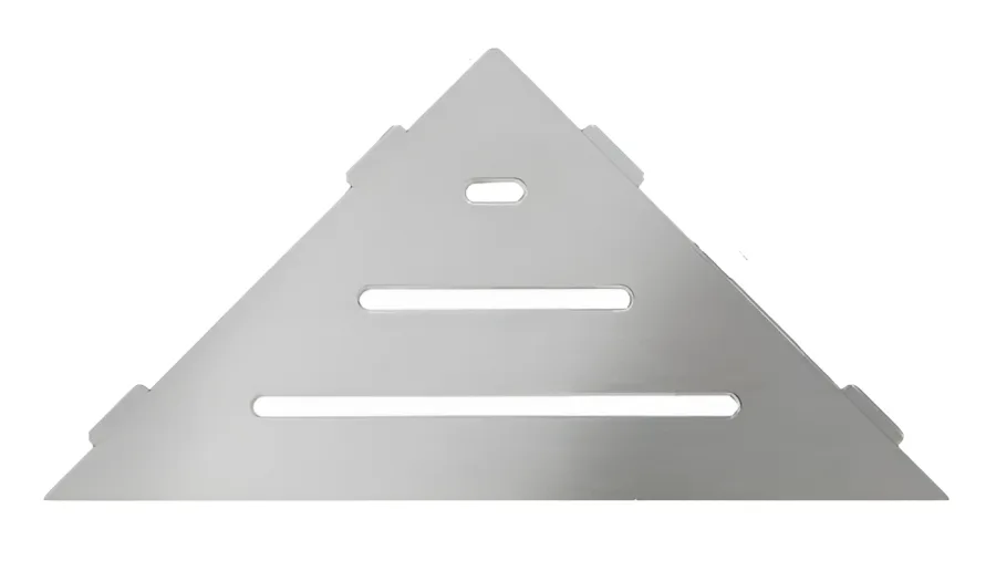 Schlueter SHELF-E S1 210x210mm Planchet design WAVE grafietzwart mat MGS