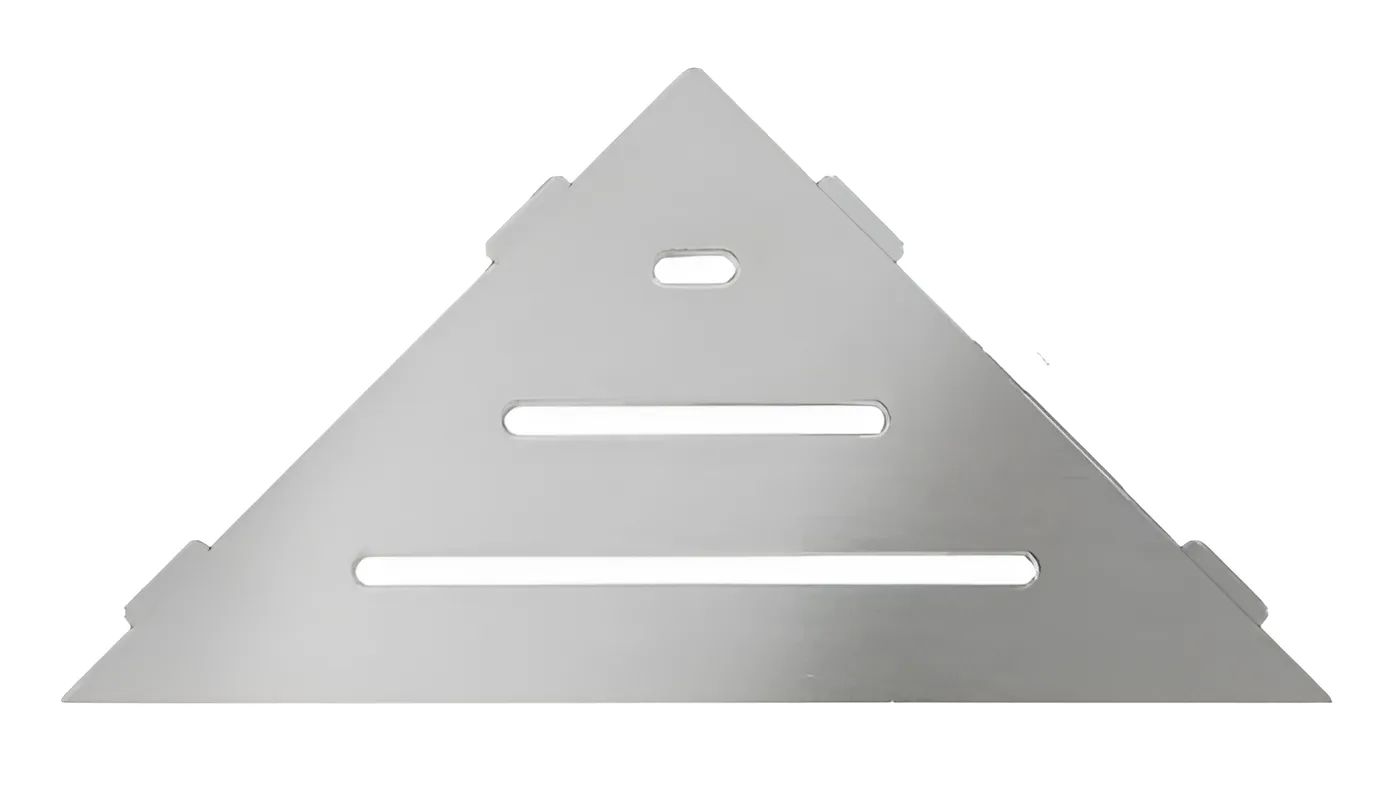 Schlueter SHELF-E S1 210x210mm Planchet design WAVE alu structuur-gecoat brons TSOB