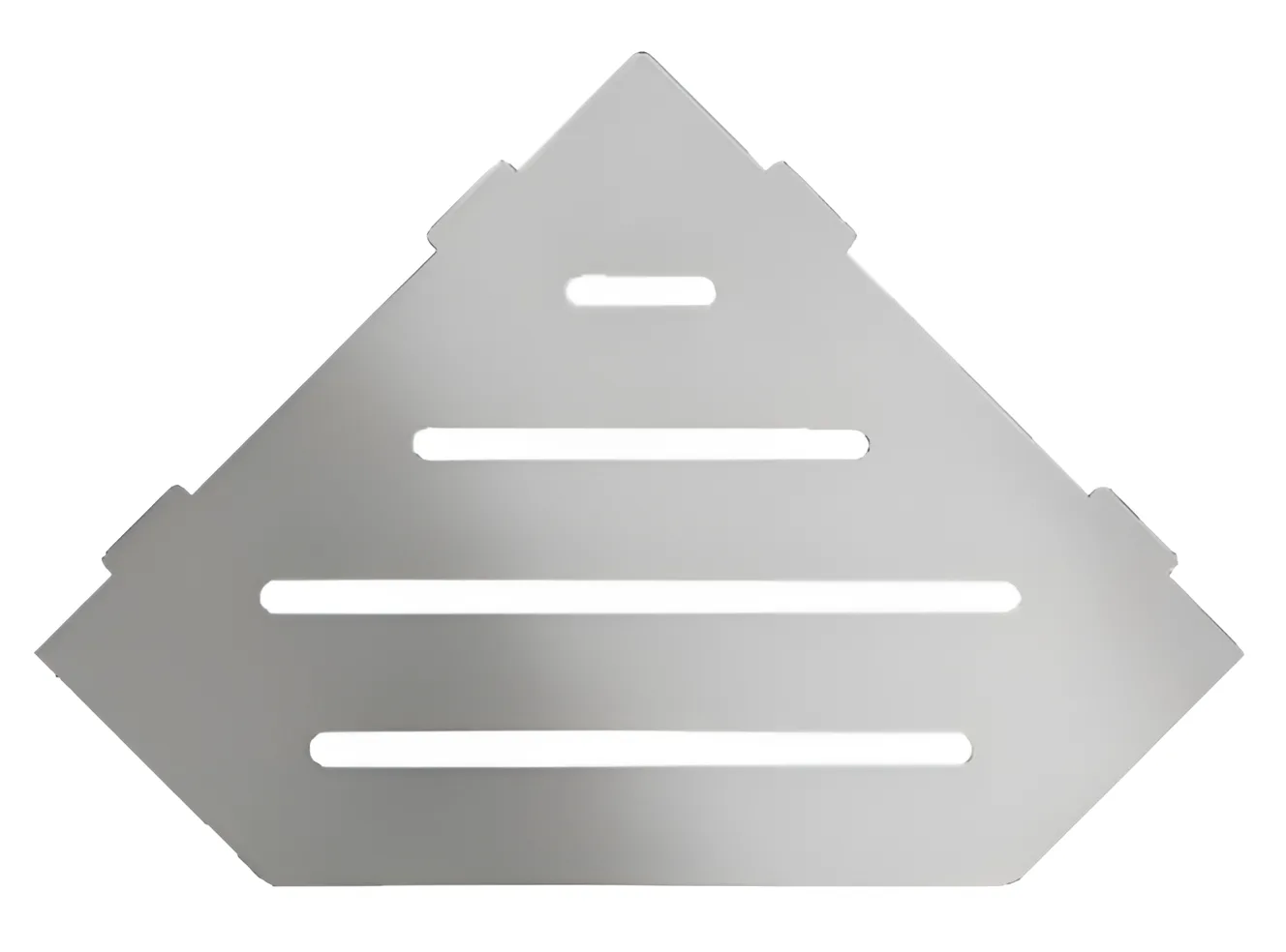 Schlueter SHELF-E S2 195x195mm Planchet design WAVE grafietzwart mat MGS