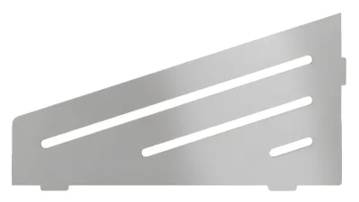 Schlueter SHELF-E S3 154x295mm Planchet design WAVE grafietzwart mat MGS