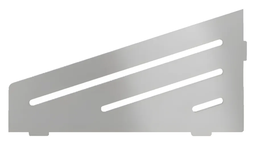 Schlueter SHELF-E S3 154x295mm Planchet design WAVE alu structuur-gecoat beigegrijs TSBG
