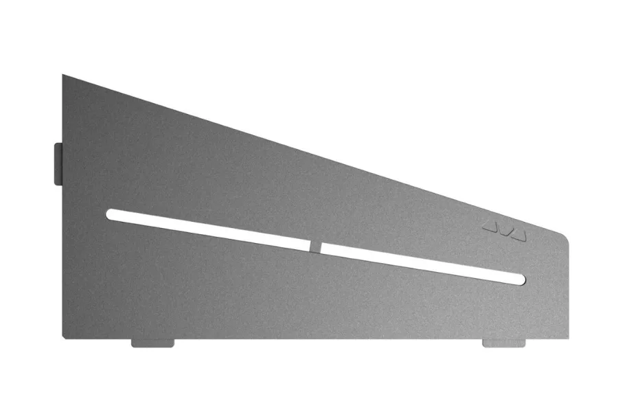 Schlueter SHELF-E S3 154x295mm Planchet design PURE alu structuur-gecoat grijs TSG