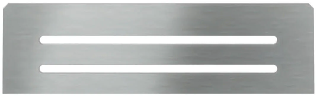 Schlueter SHELF-N-S1 300x87mm Planchet design WAVE alu structuur-gecoat grijs TSG