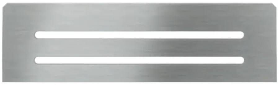 Schlueter SHELF-N-S1 300x87mm Planchet design WAVE alu structuur-gecoat grijs TSG