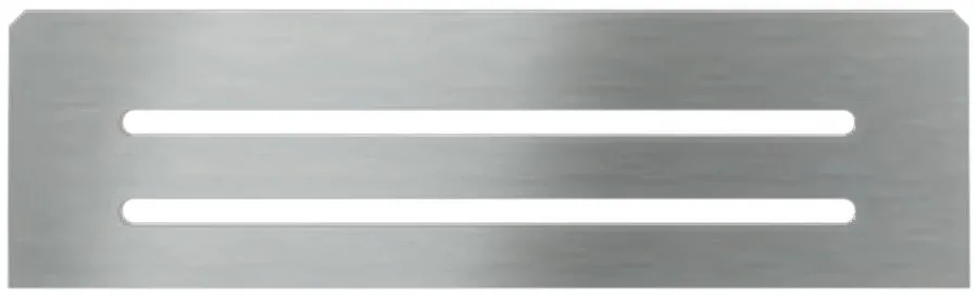 Schlueter SHELF-N S1 300x87mm Planchet design WAVE alu structuur-gecoat steengrijs TSSG