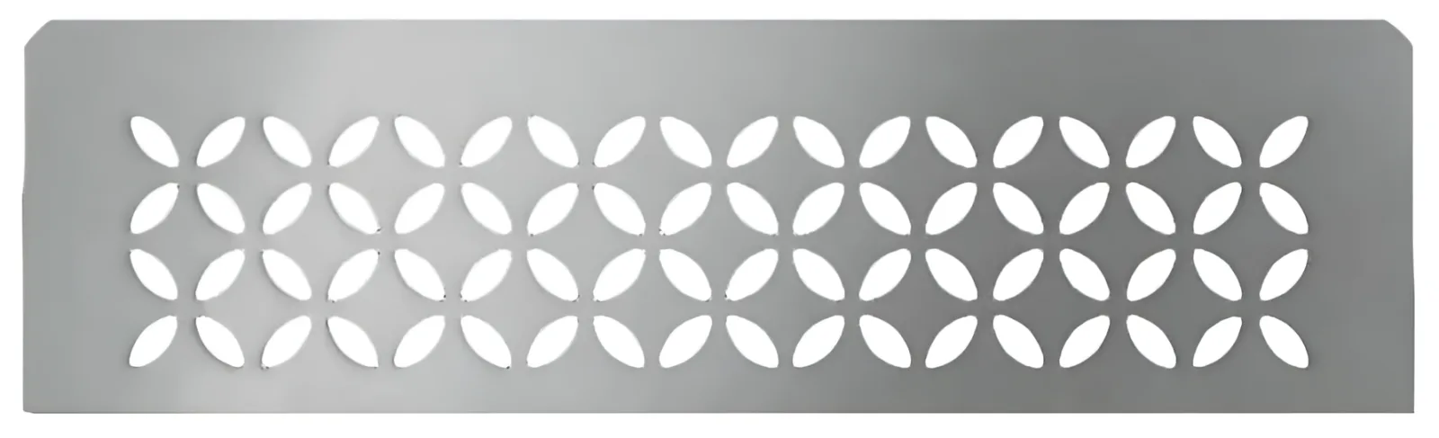 Schlueter SHELF-N S1 300x87mm Planchet design FLORAL alu structuur-gecoat creme TSC
