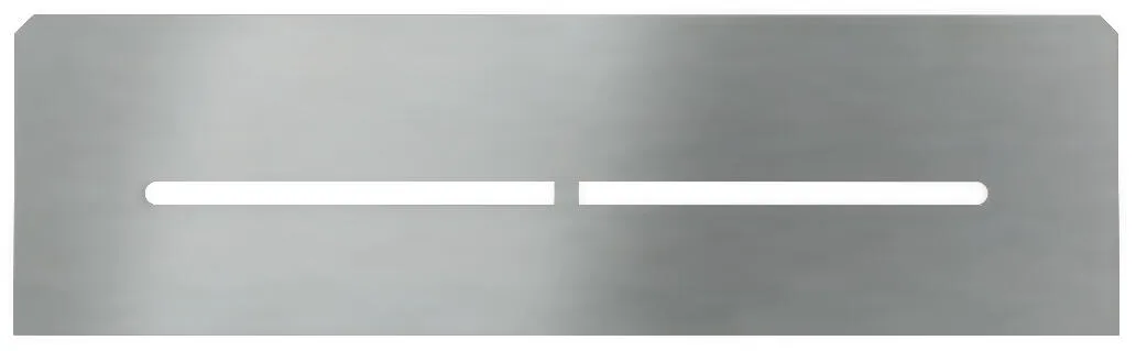 Schlueter SHELF-N S1 300x87mm Planchet design PURE alu met kleurcoating zuiver wit mat MBW