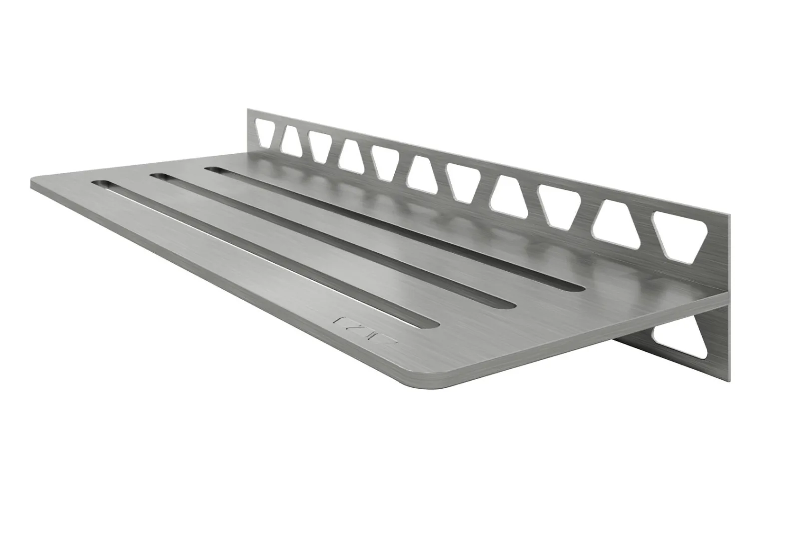 Schlueter SHELF-W S1 300x115mm Planchet design WAVE roestvast staal geborsteld