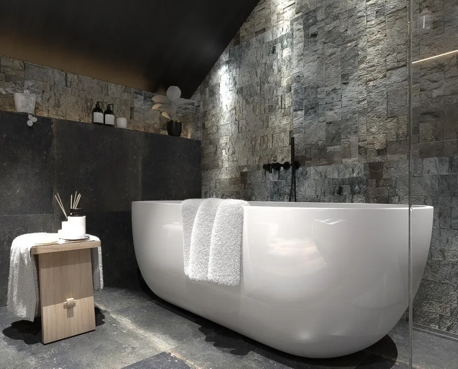 Stabigo Stone Panel Grijs 25x50