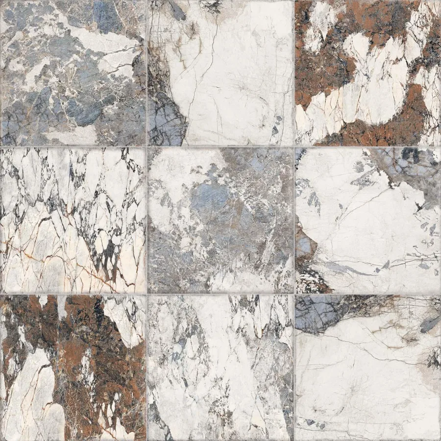 Tagina Marmi Imperiale Multicolor mat 90x90