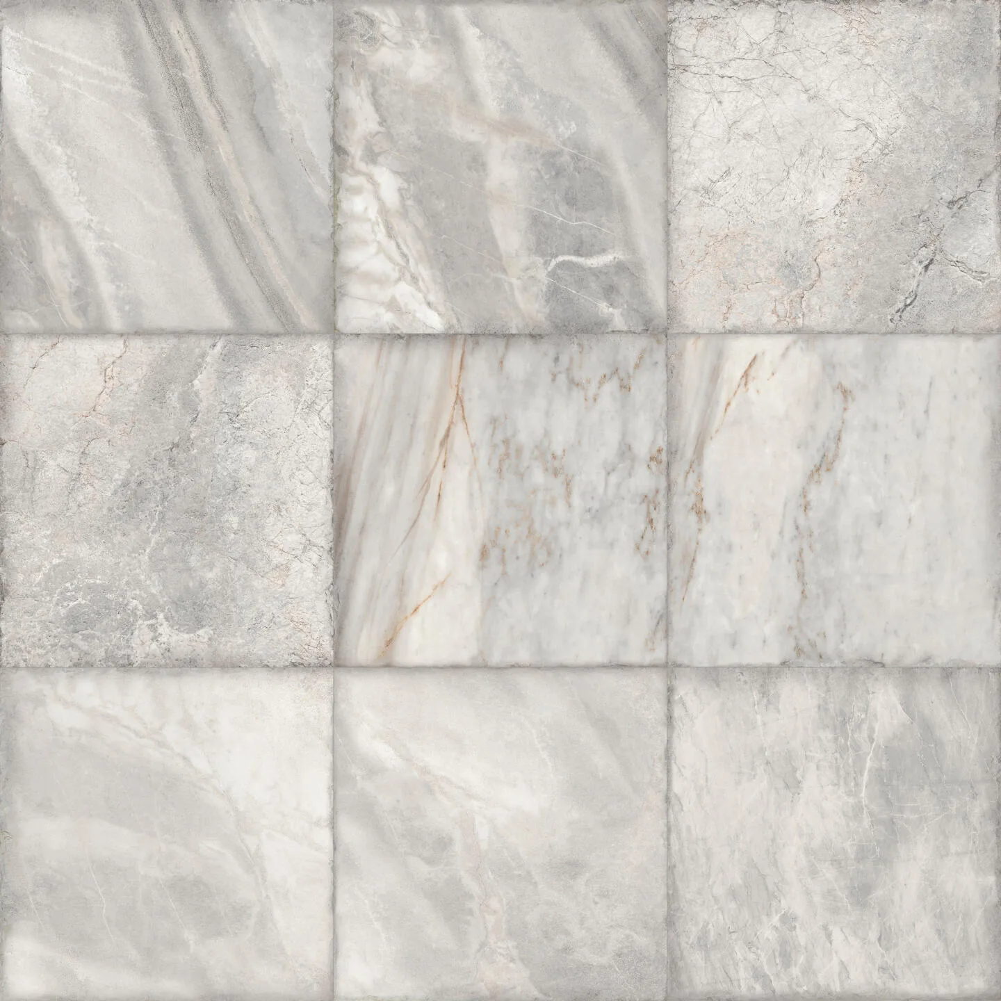 Tagina Marmi Imperiale Grijs mat 90x90