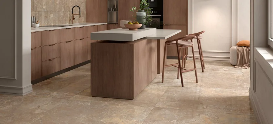 Verde Cosmopolitan Bruin mat 120x120