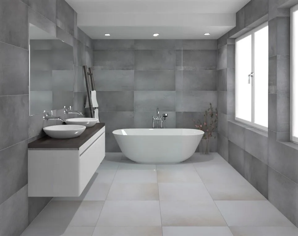 Sphinx Concrete Grijs mat 40x80
