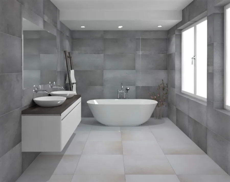 Sphinx Concrete Grijs mat 40x80