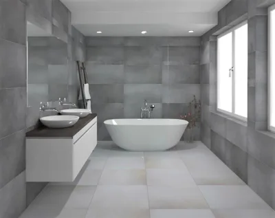 Sphinx Concrete Grijs mat 40x80