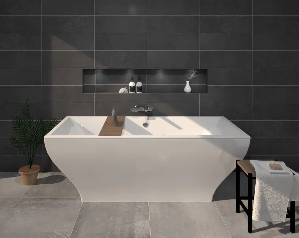 Sphinx Concrete Antraciet mat 20x60